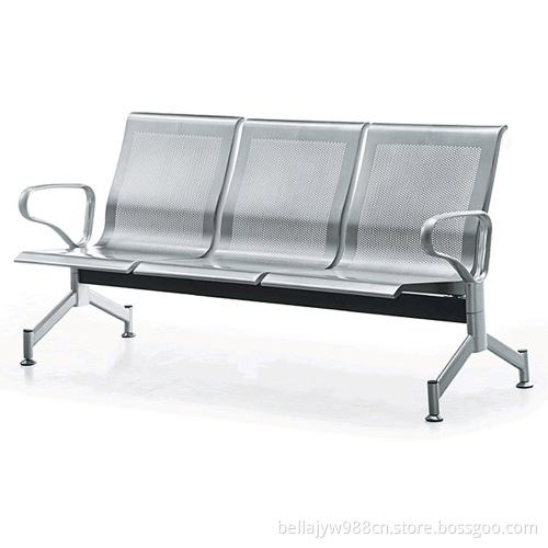 Sparkle silver steel gang chair JYW 0282